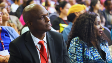 Dr Joseph Wamala WHO South Africa listening attentively at the SAPHC 2023 aimed to reinvigorate the nation's commitment to the Primary Health Care (PHC) approach, emphasizing its significance in achieving Universal Health Coverage (UHC) within the framework of the National Health Insurance (NHI) dispensation.