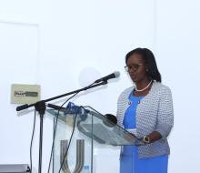 WHO Resident Representative, Françoise Bigirimana