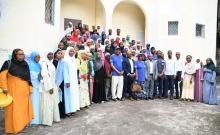 7 avril 2025 : Photo de famille à l'Ecole de médecine et de santé publique de Moroni