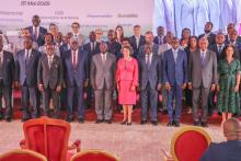 L'engagement de la Côte d'Ivoire marqué par la présence des plus hautes autorités de l'Etat, le Vice-Président et la Premier Ministre.