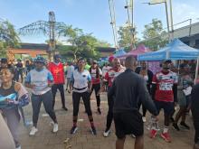 participants at the WHD run