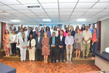 WHO and NGO VISA sensitizing responsible officers from the Mauritius Institute of Training and Development (MITD) who will guide vocational students in launching small-scale anti-tobacco projects