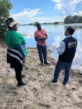 Conducting an assessment in malaria-endemic areas