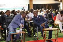 Le Représentant de l'OMS Congo avec le Ministre