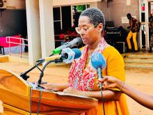 Représentante de l’OMS en RCA, Dr Marie Roseline Darnycka Bélizaire