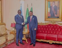 Le nouveau Représentant de l’OMS au Congo présente ses lettres de créance au Ministre des Affaires Étrangères, de la Francophonie et des Congolais de l’Étranger