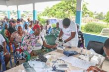 Séance de dépistage des maladies non transmissibles à Moussadougou