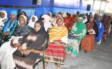 Des femmes leaders de la région de Badjini Ouest à la célébration