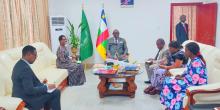 Rencontre périodique entre le Premier Ministre, Chef du Gouvernement et la Représentante de l’OMS en République centrafricaine