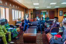 Dr Pavel Ursu During the presentation of his credentials
