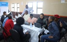 Participants at the Men’s Integrated Health Services Core Package and Implementation Framework validation workshop in Leribe District 