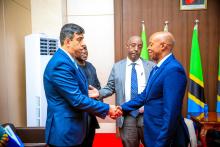 WHO Tanzania Representative, Dr. Alex Gasasira, Presents Credentials to the Ministry of Foreign Affairs and East African Cooperation