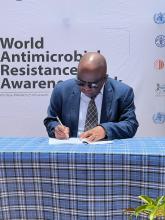 Botswana Signs National AMR Action Plan During World Antimicrobial Awareness Week Commemoration