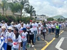 WHO joins the Ministry of Health and Wellness in the Sensitization March against cancer