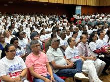WHO joins the Ministry of Health and Wellness in the Sensitization March against cancer