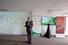 Professor Crisp introduces the Minister of Health 