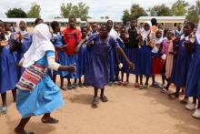 Traditional dances play a part in imparting information on polio and other diseases