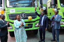 Handover of waste vehicles to various city councils and central hospitals