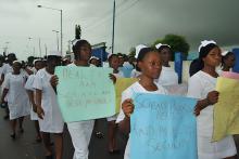 Nurses joined the World Health Day commemoration 