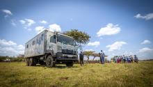 "Hospital on wheels." ©WHO / Genna Print