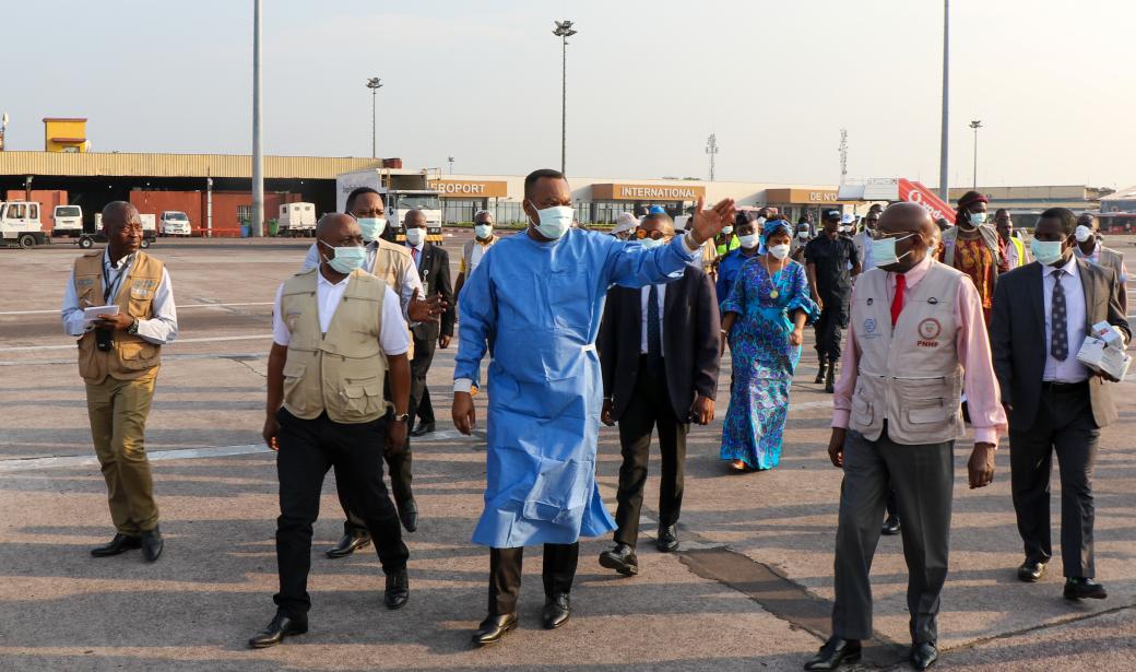 DRC’s Minister of Public Health, Dr Eteni Longondo