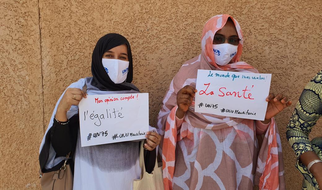 Deux étudiantes maliennes réfugiées en Mauritanie