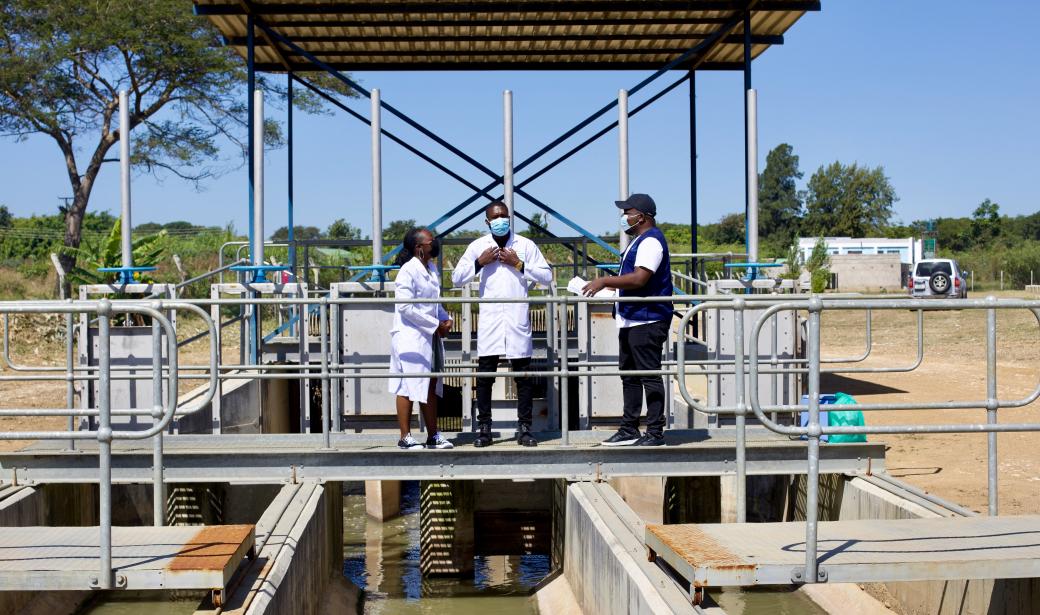 A sewage plant, surveillance and polio fight in Zambia
