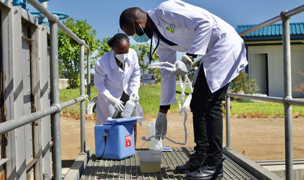 A sewage plant, surveillance and polio fight in Zambia