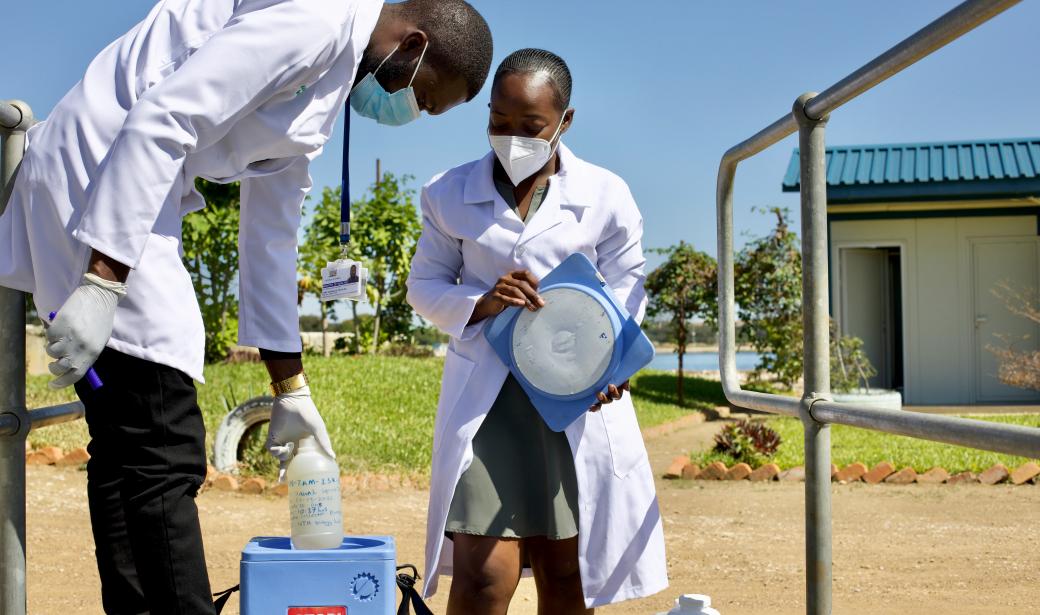 A sewage plant, surveillance and polio fight in Zambia