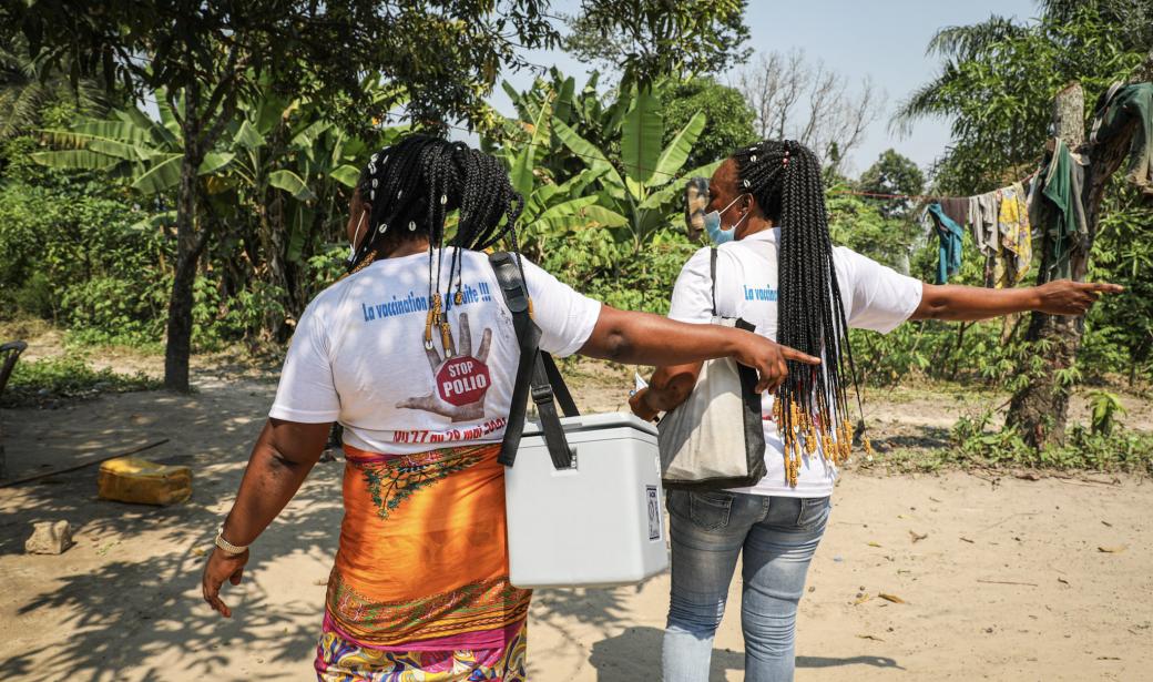 They voice satisfaction on contributing to the national campaign, noting that they monitor every house on this island to ensure every child is vaccinated.