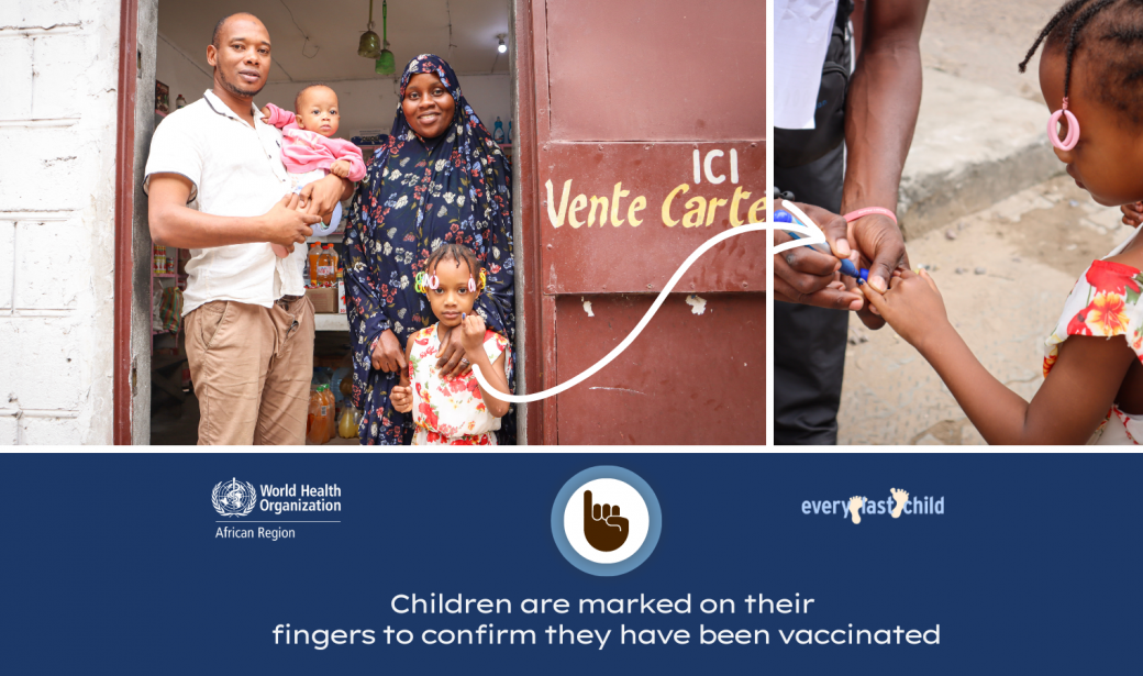 Abdul and Karima are the parents of two of the more than one million eligible children targeted by this nationwide round of vaccinations. 