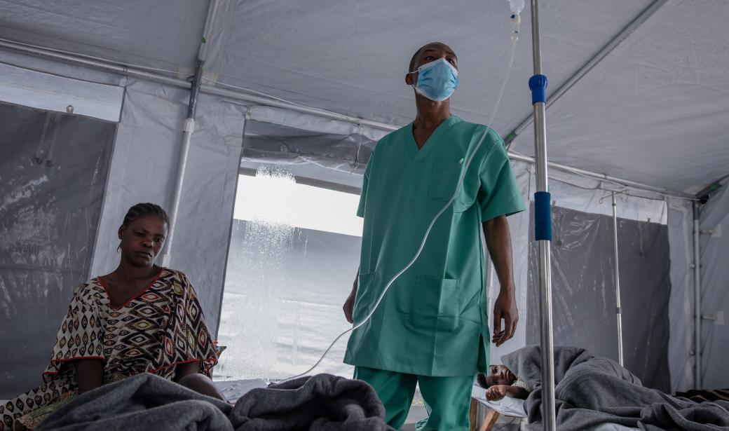 Halting cholera in Democratic Republic of Congo displacement site