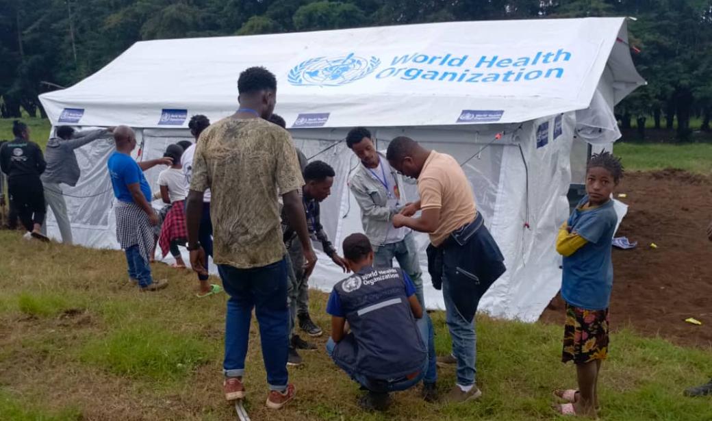 WHO's Swift Action in Ethiopia's Landslide Aftermath at South Ethiopia Region