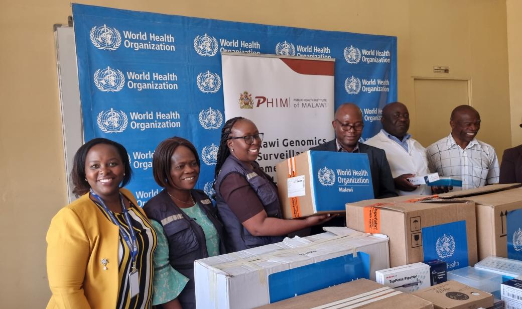 WHO lab donation to Public Health Institute of Malawi