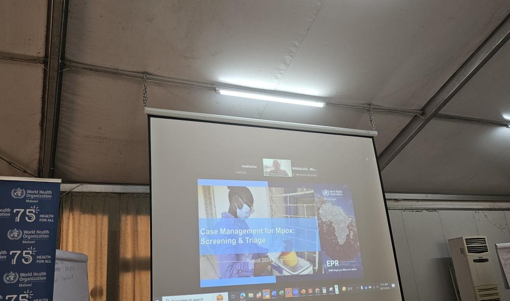 WHO’s Case Management and IPC presentation during IPC/Clinical tools development 