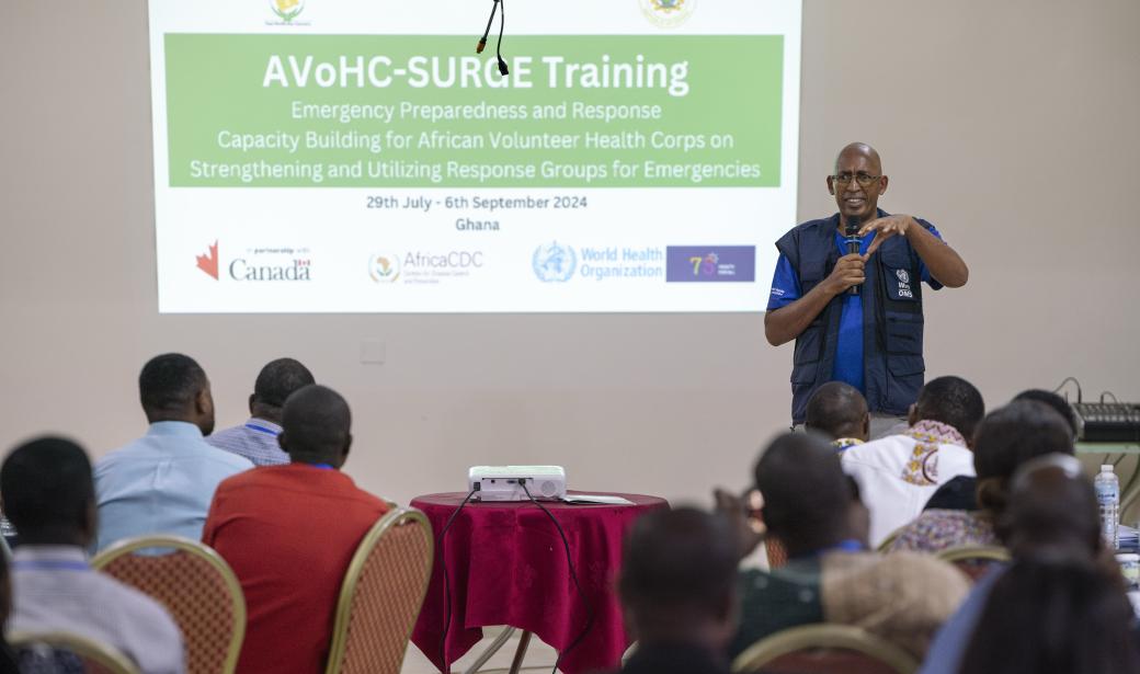 Dr Guyo addressing participants