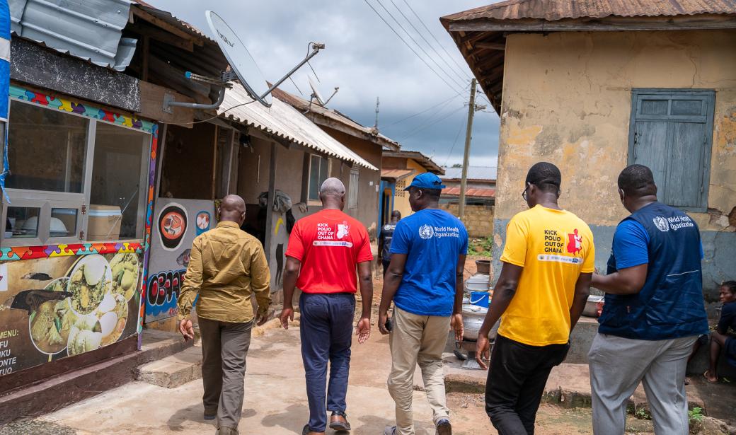 The team beginning the campaign