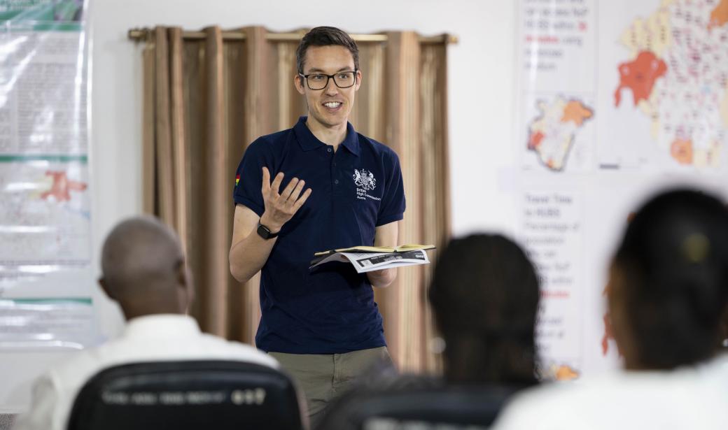 UKFCDO Health Advisor, Dominic Farrell