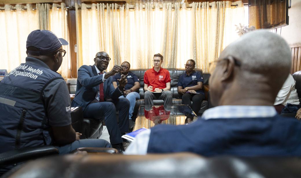 At the Ashanti Regional Health Directorate