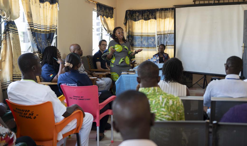 Dr. Paulina Clara Appiah, the Bono East Regional Health Director