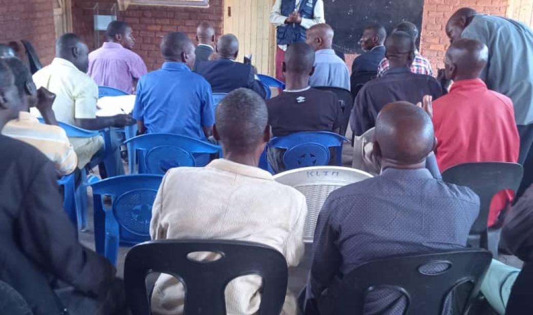 Engagement session on Mpox with leaders  in progress at Kawale Health Centres