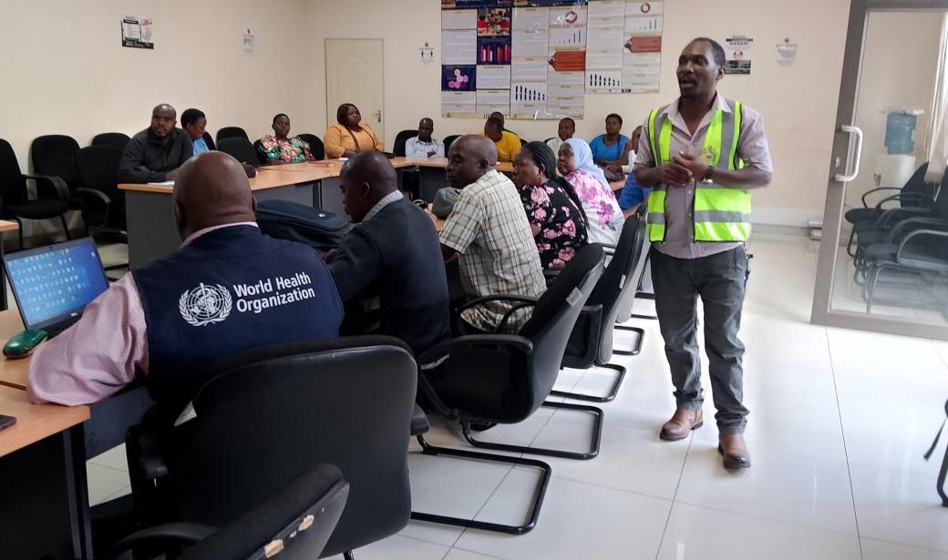 Lilongwe DHO orientation on key messaging for Mpox for community health Workers