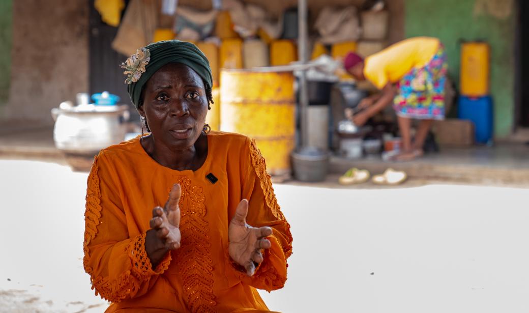 Osman Wazifatu, mother of six, Mion District.