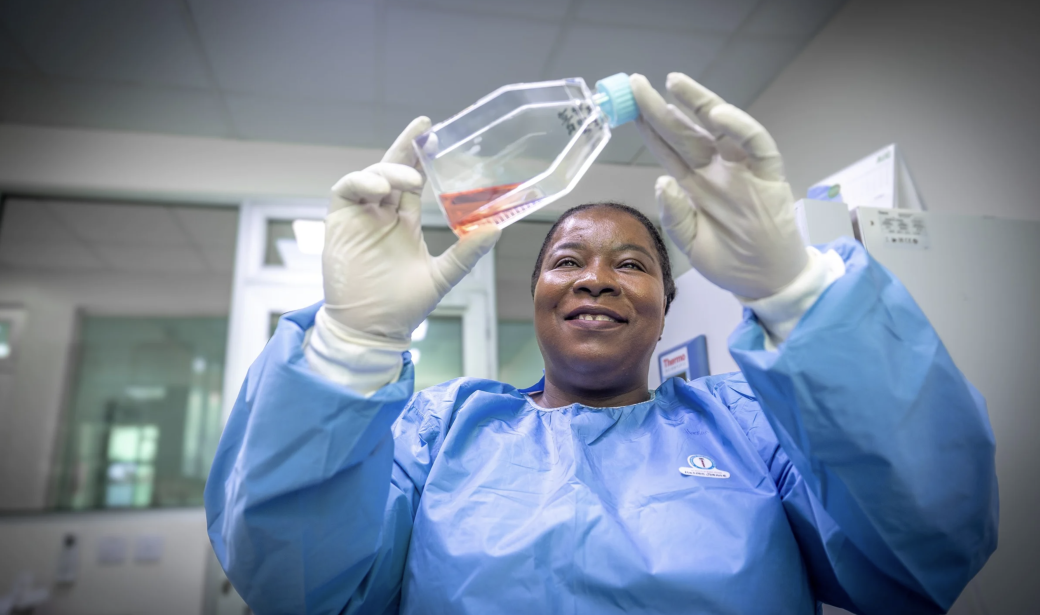 Joanne Hassan, laboratory manager at KEMRI. 