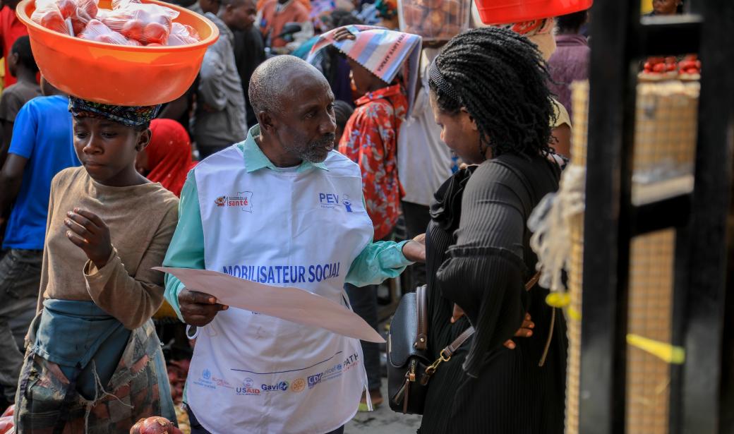 Poliomyélite : À Goma dans l'est de la RDC, une caravane motorisée va à la rencontre des communautés 