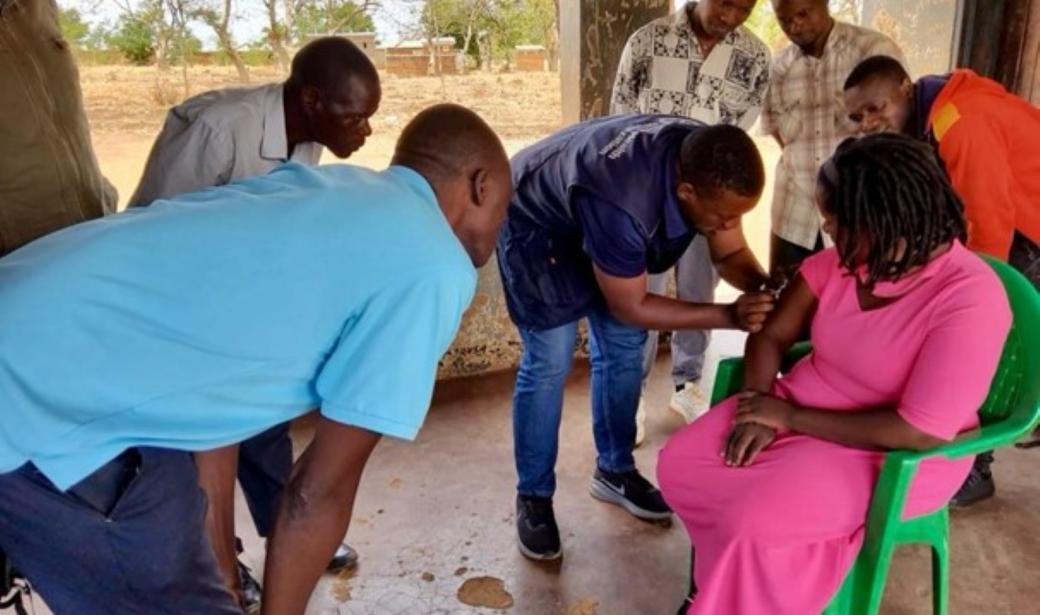 Practical demonstration session in Kasungu District