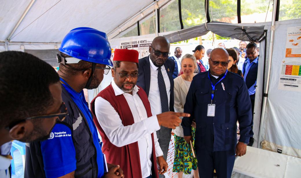 Kinshasa : une nouvelle unité de traitement du choléra pour renforcer la prise en charge dans la zone de santé de Binza Ozone