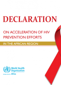 Declaration on Acceleration of HIV Prevention efforts in the African Region