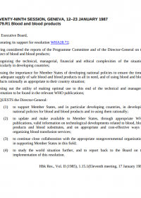 EB79.R1 Blood and blood products