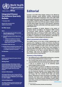 Integrated Disease Surveillance Quarterly Bulletin 1st Semester 2016